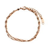 ピンクゴールド | サージカルステンレス 金属アレルギー対応 ブレスレット | CREAM-DOT