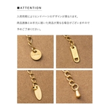 サージカルステンレス 金属アレルギー対応 ネックレス | CREAM-DOT | 詳細画像13 