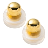 A：ゴールド5mm | 金属アレルギー対応 選べる9タイプ 穴不要 | CREAM-DOT