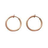 ピンクゴールド | ステンレス製 選べる6サイズ イヤリング | CREAM-DOT