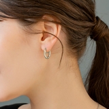 ピアス フープピアス 18kコーティング | CREAM-DOT | 詳細画像9 