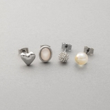 4点セット ピアス チタンポスト | CREAM-DOT | 詳細画像2 
