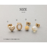 4点セット ピアス チタンポスト | CREAM-DOT | 詳細画像9 