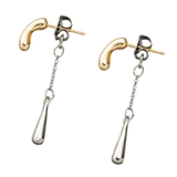 ミックスゴールド | ピアス レディース バックキャッチ | CREAM-DOT