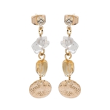 ベージュ | ピアス レディース 天然石 | CREAM-DOT