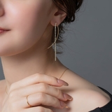 ピアス レディース ビジューライン | CREAM-DOT | 詳細画像1 