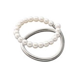 シルバー | イヤーカフ パール メタル | CREAM-DOT