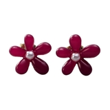 ワイン | ピアス チタンポスト 低アレルギー | CREAM-DOT