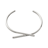 シルバー | バングル レディース C型 | CREAM-DOT