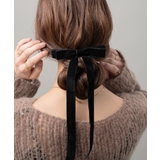 バレッタ ロングリボン ベロア | CREAM-DOT | 詳細画像7