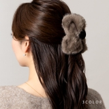 バンスクリップ ヘアクリップ ファー | CREAM-DOT | 詳細画像1