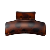 ブラウン | バンスクリップ スクエア シンプル | CREAM-DOT