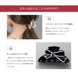 バンスクリップ ヘアクリップ リボン | CREAM-DOT | 詳細画像3