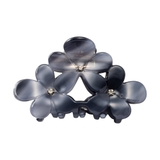 A：グレー | バンスクリップ ヘアクリップ フラワー | CREAM-DOT