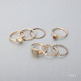 金属アレルギー対応 7点セット リング | CREAM-DOT | 詳細画像1 