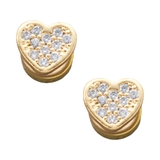 ゴールド | 金属アレルギー対応 穴不要 ピアス見え | CREAM-DOT