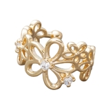 ゴールド | 金属アレルギー対応 イヤーカフ ニッケルフリー | CREAM-DOT