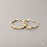 金属アレルギー対応 2点セット リング | CREAM-DOT | 詳細画像1 