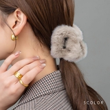 バンスクリップ ヘアクリップ ハート型 | CREAM-DOT | 詳細画像1