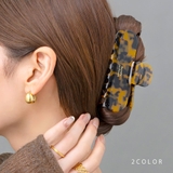 バンスクリップ ヘアクリップ べっ甲風 | CREAM-DOT | 詳細画像1 