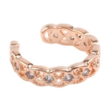 ピンクゴールド | イヤーカフス イヤカフ 18kコーティング | CREAM-DOT