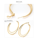 ピアス フープピアス 大ぶりピアス | CREAM-DOT | 詳細画像5 