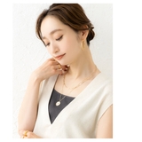 ピアス フープピアス 大ぶりピアス | CREAM-DOT | 詳細画像8 