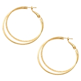 ゴールド | ピアス フープピアス 大ぶりピアス | CREAM-DOT