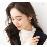 ピアス 18kコーティング チタンポスト | CREAM-DOT | 詳細画像8 