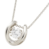 シルバー | ネックレス 18kコーティング レディース | CREAM-DOT