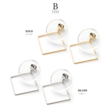 ピアス 18kコーティング チタンポスト | CREAM-DOT | 詳細画像5 