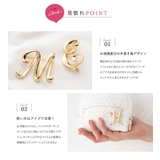 ブローチ イニシャル アルファベット | CREAM-DOT | 詳細画像4 
