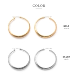 金属アレルギー対応 ピアス フープピアス | CREAM-DOT | 詳細画像4 