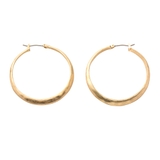 ゴールド | 金属アレルギー対応 ピアス フープピアス | CREAM-DOT