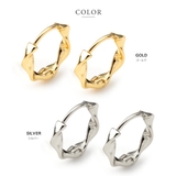 ピアス フープピアス 14kコーティング | CREAM-DOT | 詳細画像3 
