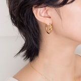ステンレス製 ピアス フープピアス | CREAM-DOT | 詳細画像9