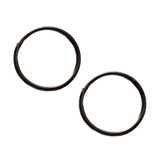 ブラック | サージカルステンレス 金属アレルギー対応 両耳用 | CREAM-DOT