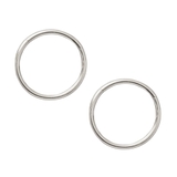 シルバー | サージカルステンレス 金属アレルギー対応 両耳用 | CREAM-DOT