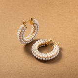 ステンレス製 ピアス フープピアス | CREAM-DOT | 詳細画像5 