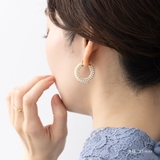 ステンレス製 ピアス フープピアス | CREAM-DOT | 詳細画像8 