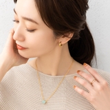 ステンレス製 ピアス フープピアス | CREAM-DOT | 詳細画像6