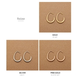 ステンレス製 フープピアス 金属アレルギー | CREAM-DOT | 詳細画像5