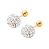 オーロラ×ゴールド | ステンレス製 ピアス 金属アレルギー | CREAM-DOT