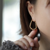 ステンレス製 ピアス フープピアス | CREAM-DOT | 詳細画像5 