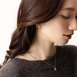 ステンレス製 ピアス フープピアス | CREAM-DOT | 詳細画像12 