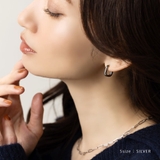 ステンレス製 ピアス フープピアス | CREAM-DOT | 詳細画像9 