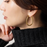 ステンレス製 ピアス フープピアス | CREAM-DOT | 詳細画像4 