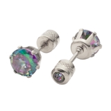 オーロラブラック | 全88種類 ステンレス製 ピアス | CREAM-DOT