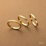 3点セット ステンレス製 リング | CREAM-DOT | 詳細画像1 