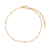 ゴールド | ステンレス製 アンクレット 金属アレルギー | CREAM-DOT